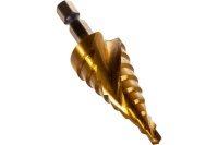 Сверло ступенчатое HSS, 4-6-8-10-12-14-16-18-20 мм MATRIX Арт. 72356