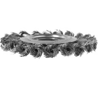 Щетка дисковая для УШМ витая 125мм, 22,2мм ЗУБР Арт. 35190-125_z02