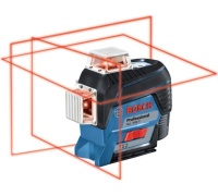 Нивелир лазерный BOSCH GLL 3-80 C 30/120м, 0,2мм/м, 3 луча, 360град, 1/4 и 5/8 штатив Арт. 0601063R01