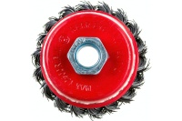 Щетка коническая для УШМ витая 75мм, М14 ELITECH Арт. 1820.074400