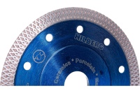 Диск алмазный Hilberg 125*22.2*1.2мм Hard Materials X-type Турбо ультратонкий, сух/мокр керамогранит Арт. HM402