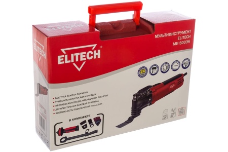 Мультитул Elitech МИ 500ЭК 500Вт кейс+набор Арт. МИ 500ЭК