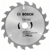 Диск пильный 160х20/16х18T ECO WO BOSCH Арт. 2608644372