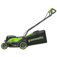  Газонокосилка аккумуляторная  GREENWORKS GD24X2LM361,36 см, бесщеточная, 24V c 2хАКБ 4Ач и ЗУ
