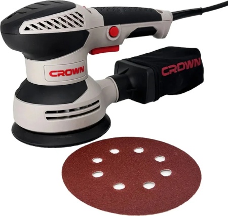 Шлифмашина эксц. CROWN CT13663V 320Вт 125мм 12000об/мин Арт. CT13663V