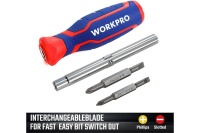 Отвертка 6 в 1 WORKPRO Арт. WP221046
