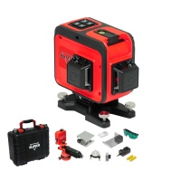 Нивелир лазерный Elitech ЛН 3/360-ЗЕЛ гор.2х360град/верт.360град луч 20/50м 0.2мм/м Li-ion Арт. ЛН 3/360-ЗЕЛ