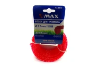 Леска для триммера MAX (витой квадрат) 3,0мм*15м Арт. B0136