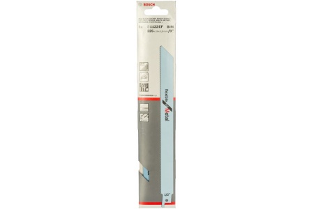 Полотно сабел. по мет. BOSCH S 1122 EF 225х19х0.9мм Арт. 2608656020