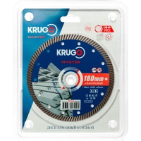 Диск алм KRUGO MASTER Турбо 180*22.2мм по ж/бетону Арт. 81061800260