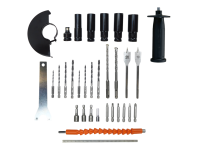 Набор акк инстр. PROFIPOWER УШМ E0080 и гайковерт E0081 и перфоратор T0058 18В*4.0Ач Li-ion 2акк З/У Арт. E0095