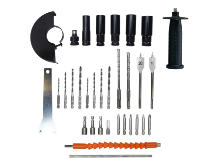 Набор акк инстр. PROFIPOWER УШМ E0080 и гайковерт E0081 и перфоратор T0058 18В*4.0Ач Li-ion 2акк З/У Арт. E0095