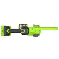 24В Цепная мини пила аккумуляторная Greenworks CS2410A,10см, бесщёточная, c 1хАКБ 4Ач и ЗУ