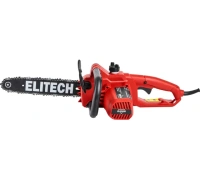 Пила цепная эл. Elitech ДМ 142ПО 1.4кВт 30см 12" 3/8" 1.3мм 45зв Арт. ПЭ 142ПО (E1611.022.00)