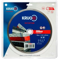 Диск алм KRUGO MASTER 300*25.4мм ультратонкий сплошной Арт. 81083000282