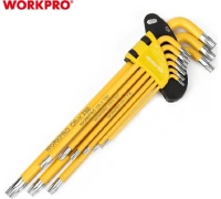Набор ключей шестигр. удлиненные 9шт TORX WORKPRO Арт. WP222008