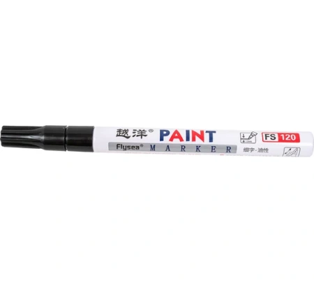 Маркер промышленный универсальный Flysea Paint Marker FS-120 1мм черный Арт. FS-120-black