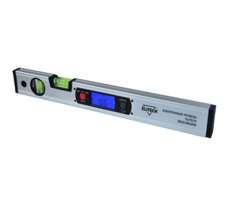 Уровень цифровой Elitech 40см, магнит,  0.2гр Арт. 2210.001200