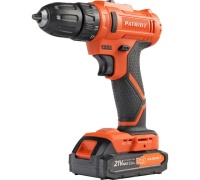 Дрель-шуруповерт акк PATRIOT BR 189UES 21V*2Ah Li-Ion 29Нм 2акк кейс Арт. 180301549