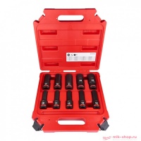 Набор удлиненных головок 1/2" Milwaukee SHOCKWAVE SETS II DEEP (11 предм.) Арт. 4932480457