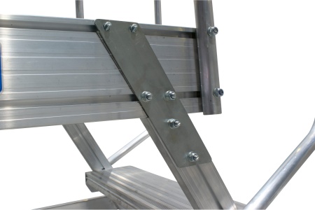 Лестница с площадкой Krause 7 ступеней 3.7м Арт. 820051