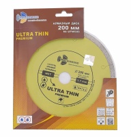 Диск алмазный Trio-Diamond 200*25.4*1.7мм Ultra Thin Premium сплошной, мокр Керамогранит и Мрамор Арт. UTW505
