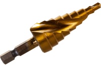 Сверло ступенчатое HSS, 4-6-8-10-12-14-16-18-20 мм MATRIX Арт. 72356