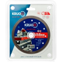 Диск алм KRUGO MASTER Х-тип 150*22.2мм ультратонкий Арт. 81021500230