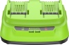 Зарядное устройство GREENWORKS G24X2C8 24V 8A ультрабыстрое двойное 2958807