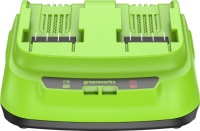Зарядное устройство GREENWORKS G24X2C8 24V 8A ультрабыстрое двойное 2958807