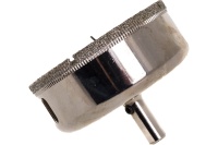 Коронка по стеклу и керамике 75х55 мм с центрирующим сверлом Vertextools Арт. 336-75-55