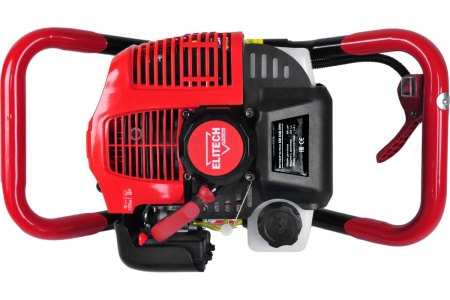 Мотобур Elitech БМ 64В ПРО 2.2кВт/3л.с. 40-200мм Арт. БМ 64В ПРО