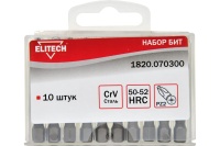 Бита PZ2 50мм Elitech 10шт/уп Арт. 1820.070300