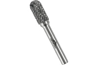 Бор-фреза по металлу 8 мм твердосплавная, цилиндрическая закругленная, тип C,  Vertextools Арт. 3641-8