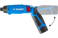 Отвертка акк ЗУБР ЗО-7.2-Ли КН 7.2V*1.5Ah Li-Ion 6,5Нм подсвет. ЗУ кейс Арт. ЗО-7.2-Ли КН