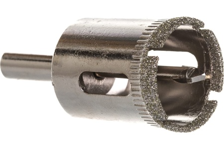 Коронка по стеклу и керамике 25х55 мм с центрирующим сверлом Vertextools Арт. 336-25-55