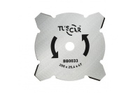 Нож для мотокосы TUSCAR BB0033, Standart, 255x25,4x4T, Grass Арт. 1030033212-4-2