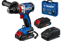 Дрель акк уд ЗУБР DBS-201 20V*2.0Ah Li-Ion 60Нм бесщет дв 2АКБ ЗУ Арт. DBS-201-22