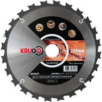 Диск пильный 230х30х24Т KRUGO Арт. WA230024