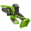 24В Цепная мини пила аккумуляторная Greenworks CS2410A,10см, бесщёточная, c 1хАКБ 2Ач и ЗУ