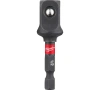 Адаптер ударный для головок MILWAUKEE SHOCKWAVE 1/4" HEX x 1/2" GEN II Арт. 4932478803