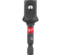 Адаптер ударный для головок MILWAUKEE SHOCKWAVE 1/4" HEX x 1/2" GEN II Арт. 4932478803