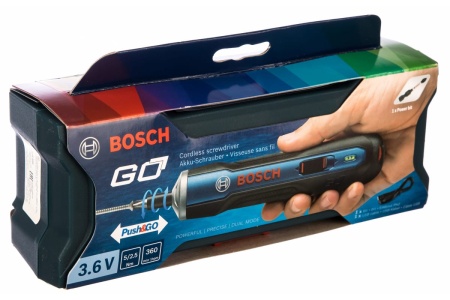 Отвертка акк BOSCH GO 3.6V*1.5Ah Li-Ion 10Нм Арт. 06019H2020