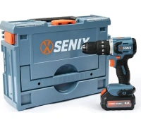 Дрель-шуруповерт акк удар. SENIX PDHX2-M2-EU KIT 20V*2.5Ah Li-Ion 60Нм БЕСЩЕТ Акк ЗУ Кейс Арт. PDHX2-M2-EU KIT