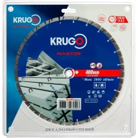 Диск алм KRUGO MASTER PRO 400*25.4мм сегмен. по бетону Арт. 81054000256