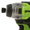 24V Винтоверт ударный GD24ID3, б/щет,0-2800об/мин, 4000уд/мин, HEX 1/4, 300Нм, 3 режима,1x2Ач,ЗУ,кор