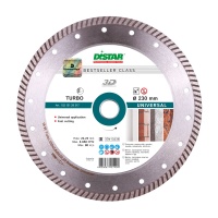 Диск алм DISTAR 230*22.23*2.6мм 1A1R Turbo Universal Besteller бетон Арт. 10215129017