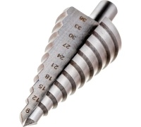 Сверло ступенчатое HSS по металлу 9-36мм FIT Арт. 36399