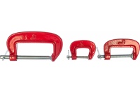 Струбцина тип G мини набор 3 шт.1" 2" 3" FIT Арт. 59230