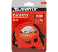 Рулетка 5м*19мм Rubber обрезиненный корпус Matrix Арт. 31002